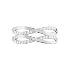 Histoire d'Or Bague Peronele Argent Blanc Oxyde De Zirconium* Bagues|Bagues Fantaisie