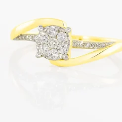 Histoire d'Or Bague Petunia or jaune diamant