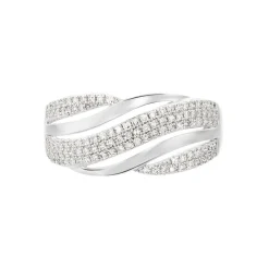 Clearance Histoire d'Or Bague Phaedra Or Blanc Diamant