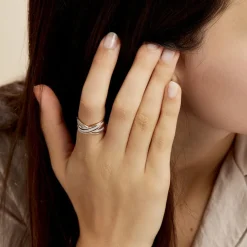 Histoire d'Or Bague Pivoine Or Jaune Diamant* Bagues|Bagues Avec Pierre