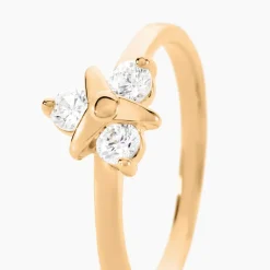 Best Histoire d'Or Bague Plaqué Or Jacinth Oxyde De Zirconium