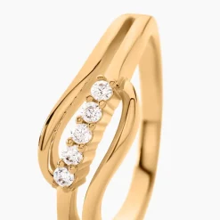 Histoire d'Or Bague Plaqué Or Jaune Ciera Oxydes De Zirconium* Bagues|Bagues Fantaisie