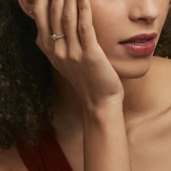 Histoire d'Or Bague Plaqué Or Lame Oxyde De Zirconium* Bagues|Bagues Fantaisie