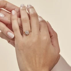 Online Histoire d'Or Bague Plaqué Or Mahats Oxyde De Zirconium