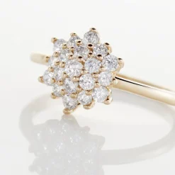 Online Histoire d'Or Bague Plaqué Or Sadoth Oxyde De Zirconium