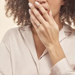 Online Histoire d'Or Bague Plaqué Or Sadoth Oxyde De Zirconium