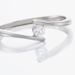 Histoire d'Or Bague Platine Nereida Diamant* Bagues|Bagues Avec Pierre