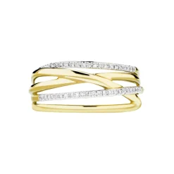 Histoire d'Or Bague Presilia Or Jaune Diamant* Bagues|Bagues Avec Pierre
