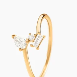 Histoire d'Or Bague Ptolema Or Jaune Diamant Synthétique* Bagues|Bagues Avec Pierre