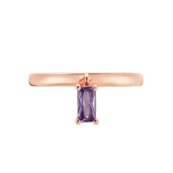 Histoire d'Or Bague Purple Mood Argent Rose Oxyde De Zirconium* Bagues|Bagues Fantaisie