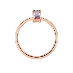 Histoire d'Or Bague Purple Mood Argent Rose Oxyde De Zirconium* Bagues|Bagues Fantaisie