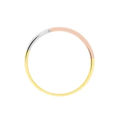 Discount Histoire d'Or Bague Rama Or Tricolore Oxyde De Zirconium