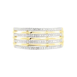 Hot Histoire d'Or Bague Rayanna or jaune diamant