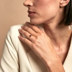 Online Histoire d'Or Bague Rhodolite Fever Or Jaune Rhodolite or jaune rhodolite rose