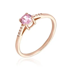 Histoire d'Or Bague Rio Argent Rose Oxyde De Zirconium* Bagues|Bagues Fantaisie