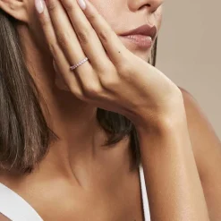 Histoire d'Or Bague Rio Argent Rose Oxyde De Zirconium* Bagues|Bagues Fantaisie