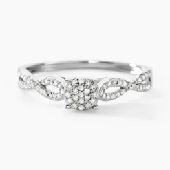 Histoire d'Or Bague Roseline Or Blanc Diamant* Bagues|Bagues Avec Pierre