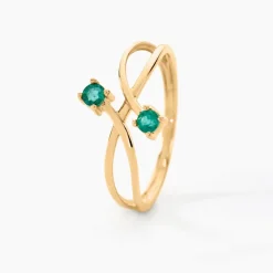 Histoire d'Or Bague Ruqaya Or Jaune Emeraude* Bagues|Bagues Avec Pierre