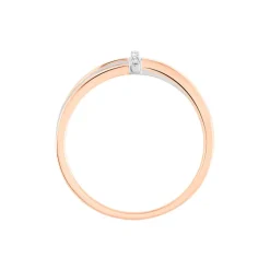 Online Histoire d'Or Bague Ruthe Or Bicolore Diamant