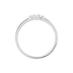 Outlet Histoire d'Or Bague Sabine Or Blanc Diamant