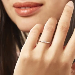 Outlet Histoire d'Or Bague Sabine Or Blanc Diamant