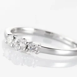 Online Histoire d'Or Bague Sabine Or Blanc Diamant