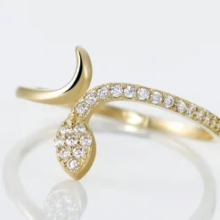 Histoire d'Or Bague Sabinka Or Jaune Oxyde De Zirconium* Bagues|Bagues Avec Pierre