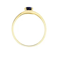 Histoire d'Or Bague Sagesse Or Jaune Saphir Et Diamant* Bagues|Bagues Avec Pierre