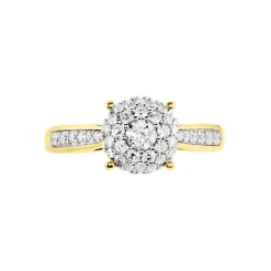 New Histoire d'Or Bague Shirlene Ld Or Jaune Diamant Synthétique