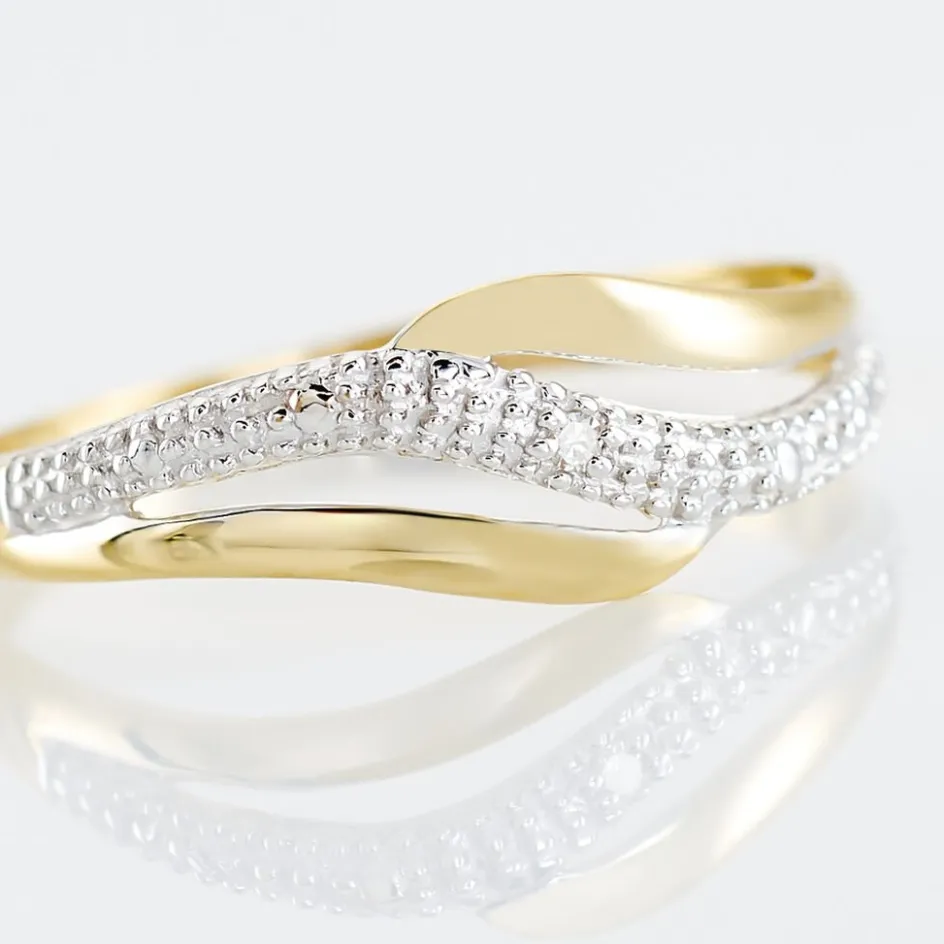 Histoire d'Or Bague Smeralda Or Bicolore Diamant* Bagues|Bagues Avec Pierre