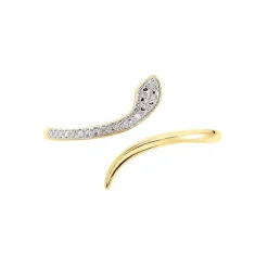Histoire d'Or Bague Snake Or Jaune Diamant* Bagues|Bagues Avec Pierre