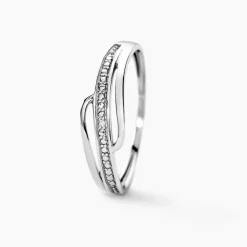 Outlet Histoire d'Or Bague Solena or blanc diamant