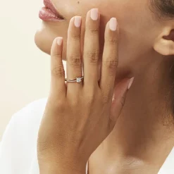 Histoire d'Or Bague Solitaire Abelia Or Jaune Oxyde De Zirconium* Bagues|Bagues Avec Pierre