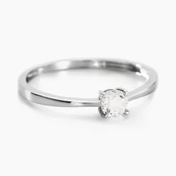 Histoire d'Or Bague Solitaire Abriel Or Blanc Oxyde De Zirconium* Bagues|Bagues Avec Pierre