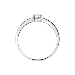 Histoire d'Or Bague Solitaire Abriel Or Blanc Oxyde De Zirconium* Bagues|Bagues Avec Pierre