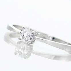 Histoire d'Or Bague Solitaire Abriel Or Blanc Oxyde De Zirconium* Bagues|Bagues Avec Pierre