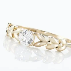 Histoire d'Or Bague Solitaire Alexine Or Jaune Oxyde De Zirconium* Bagues|Bagues Avec Pierre