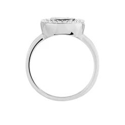 Histoire d'Or Bague Solitaire Aliou Argent Blanc Oxyde De Zirconium* Bagues|Bagues Avec Pierre