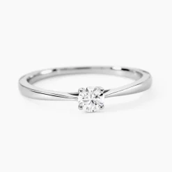 Best Histoire d'Or Bague Solitaire Aphrodite platine blanc diamant