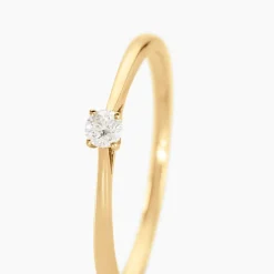 Histoire d'Or Bague Solitaire Aphrodite Or Jaune Diamant or jaune diamant blanc