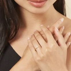 Histoire d'Or Bague Solitaire Aphrodite Or Jaune Diamant or jaune diamant blanc