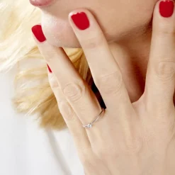 Online Histoire d'Or Bague Solitaire Aphrodite Or Blanc Diamant or blanc diamant blanc