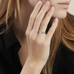 Histoire d'Or Bague Solitaire Argent Blanc Candi Oxyde De Zirconium* Bagues|Bagues Fantaisie