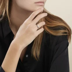 Histoire d'Or Bague Solitaire Argent Blanc Candi Oxyde De Zirconium* Bagues|Bagues Fantaisie