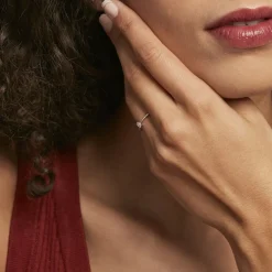 Histoire d'Or Bague Solitaire Argent Blanc  1er Solitaire Oxyde De Zirconium* Bagues|Bagues Fantaisie