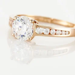 Histoire d'Or Bague Solitaire Arjuna Or Rose Oxyde De Zirconium* Bagues|Bagues Avec Pierre