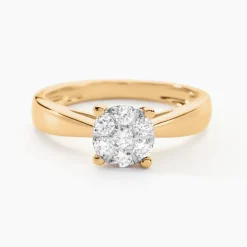 New Histoire d'Or Bague Solitaire Artemis Or Jaune Diamant