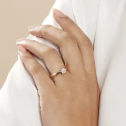 New Histoire d'Or Bague Solitaire Artemis Or Jaune Diamant