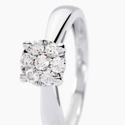 Histoire d'Or Bague Solitaire Artemis Or Blanc Diamant