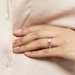 Histoire d'Or Bague Solitaire Artemis Or Blanc Diamant* Bagues|Bagues Avec Pierre